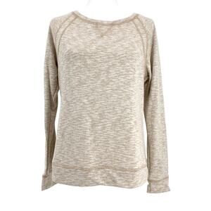 Liz‎ Claiborne: NWT oatmeal cotton sweatshirt (M)